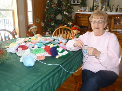 Janie Dowe with Hats